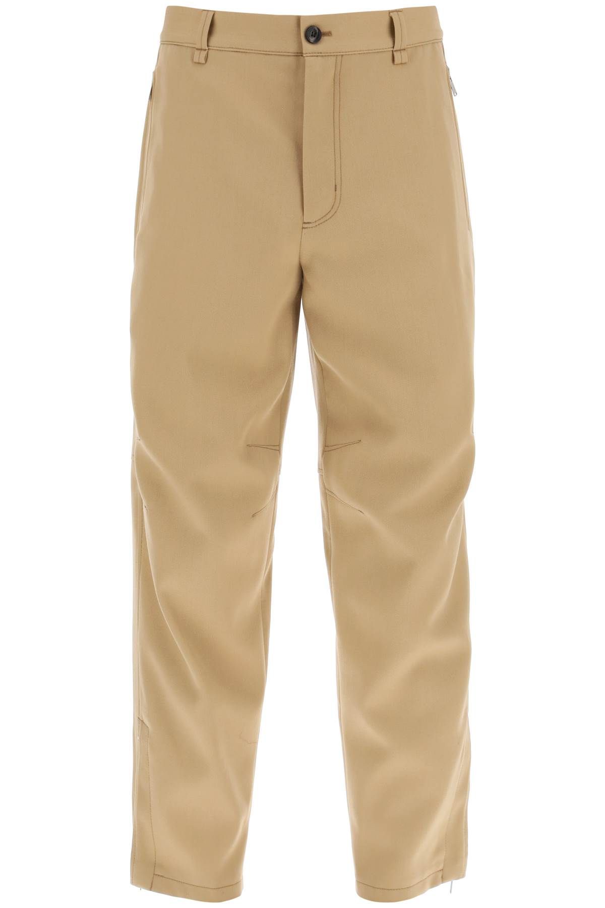 Lanvin LANVIN wool biker pants