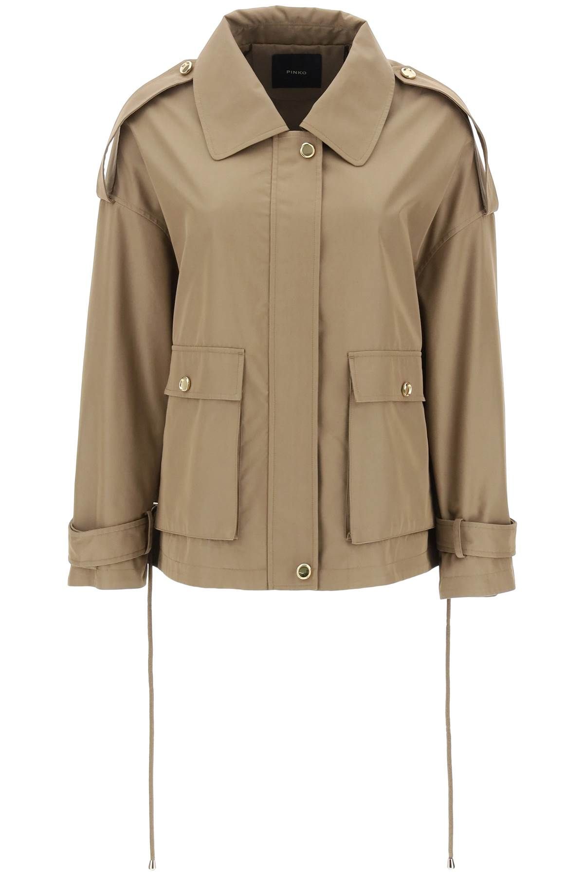 Pinko PINKO polidora blouson jacket in gabardine