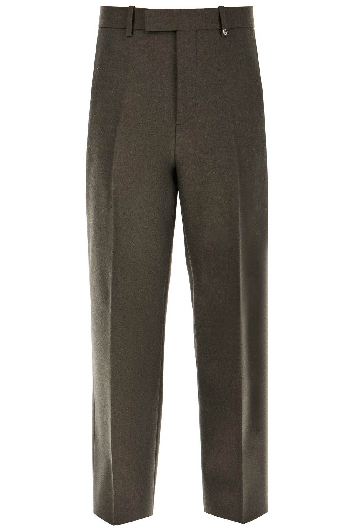 Burberry BURBERRY wool twill trousers in eight