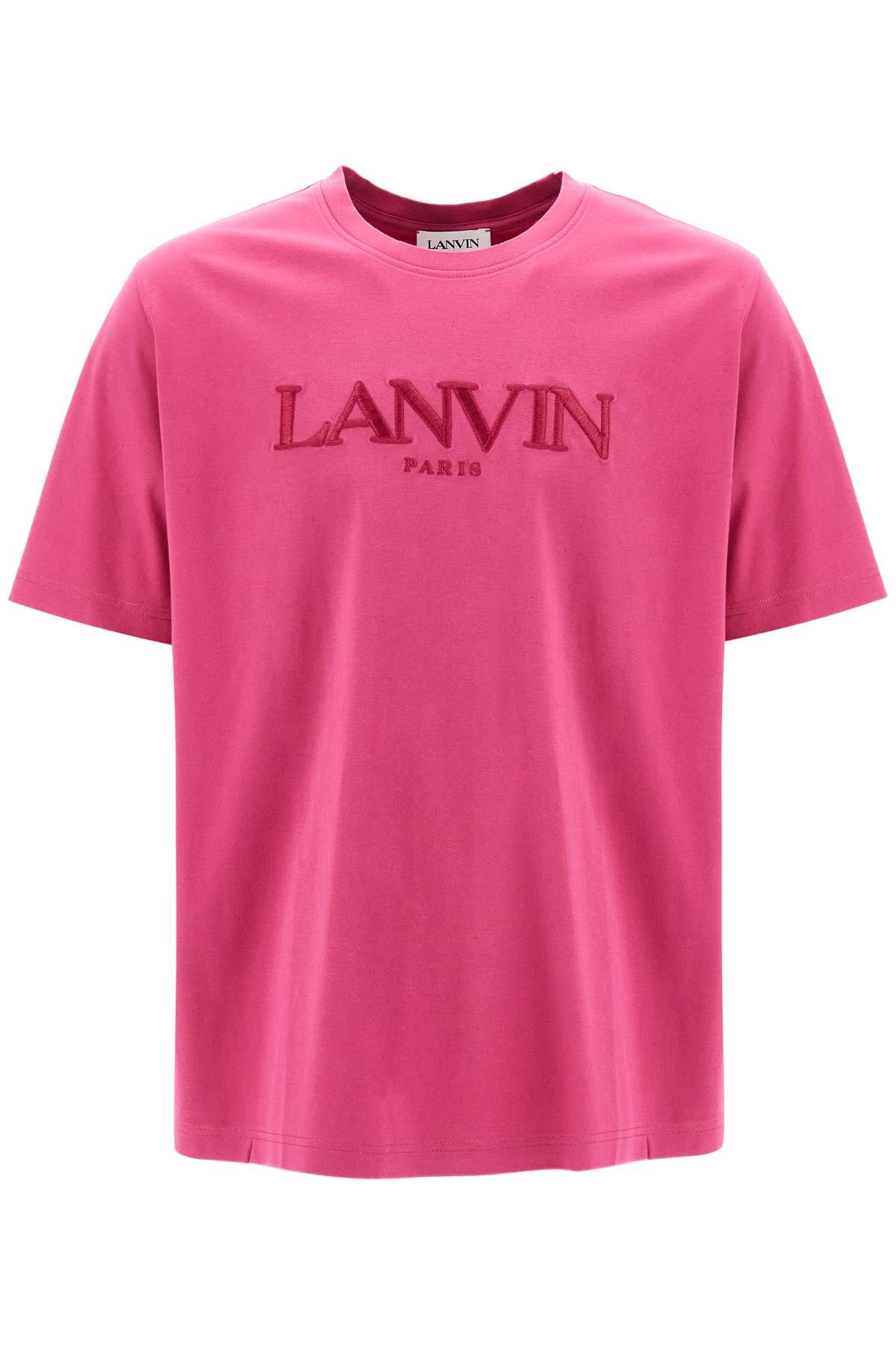 Lanvin LANVIN t-shirt with embroidered logo design