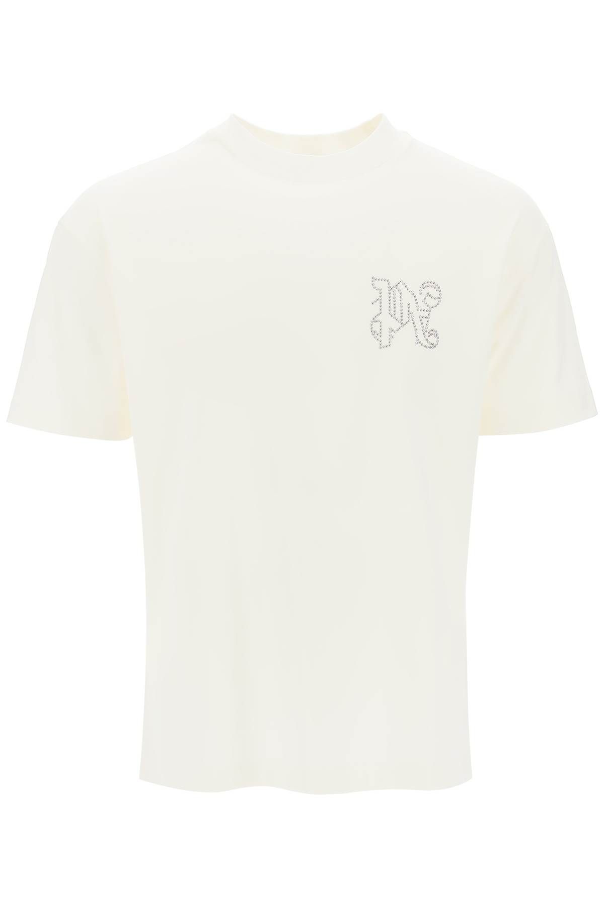 PALM ANGELS PALM ANGELS t-shirt with studded monogram