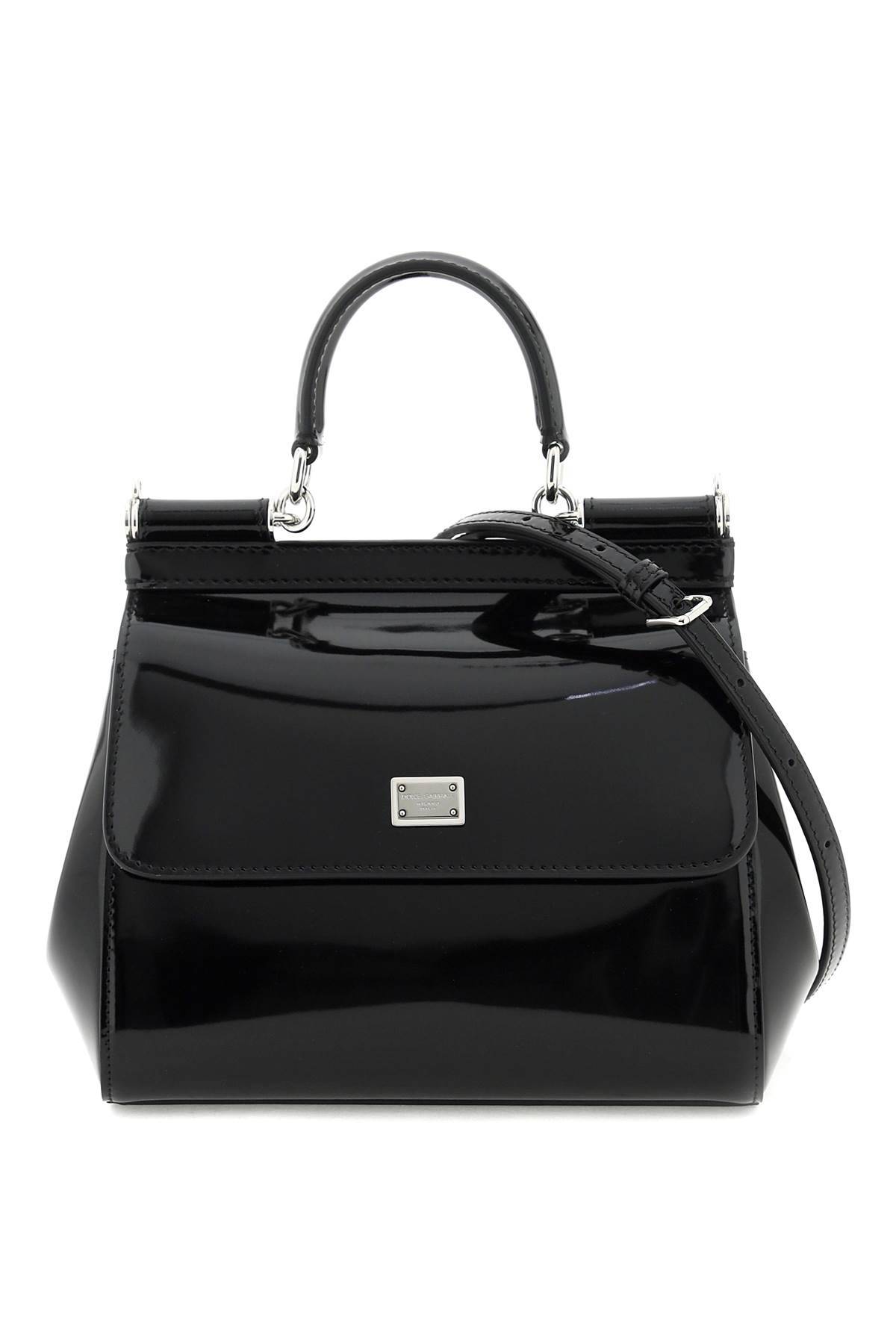 Dolce & Gabbana DOLCE & GABBANA patent leather 'sicily' handbag