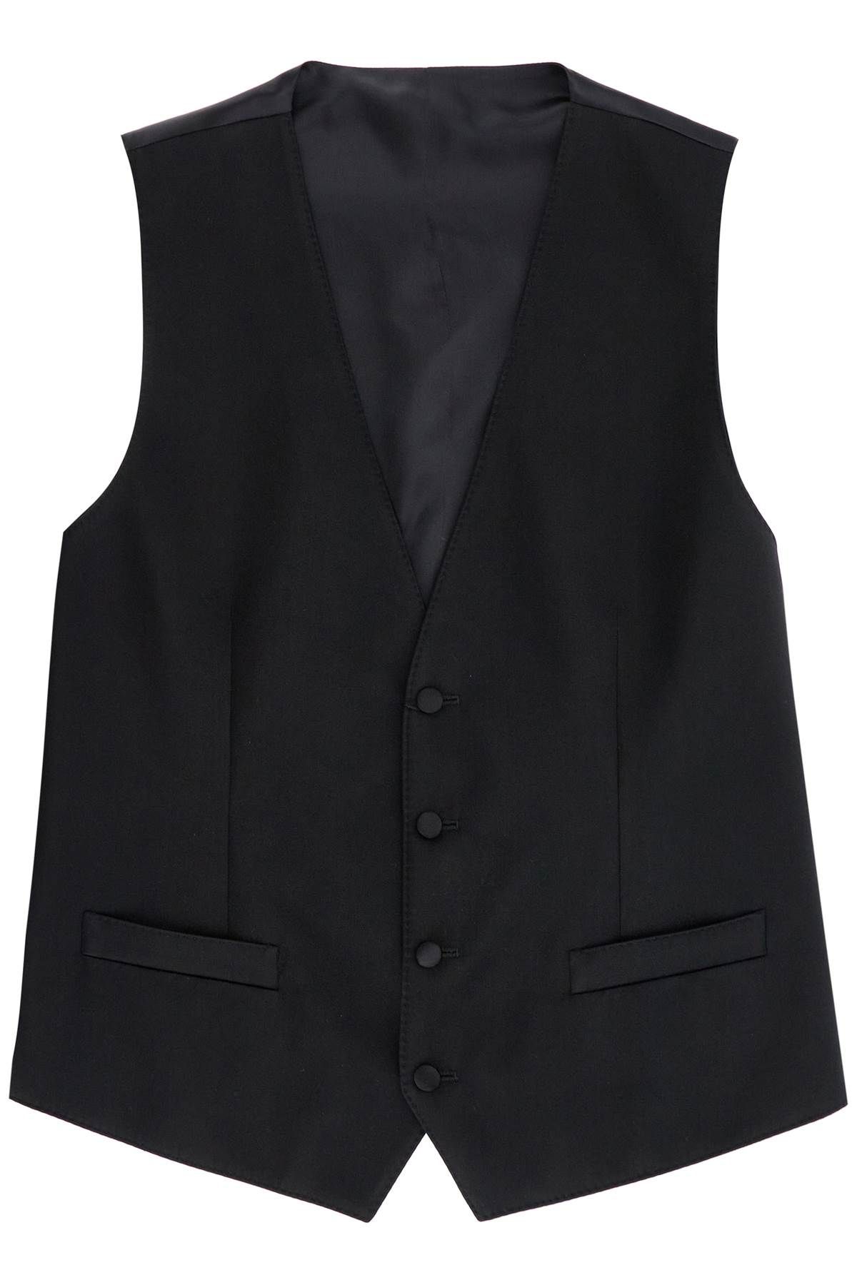 Dolce & Gabbana DOLCE & GABBANA sartorial satin waistcoat