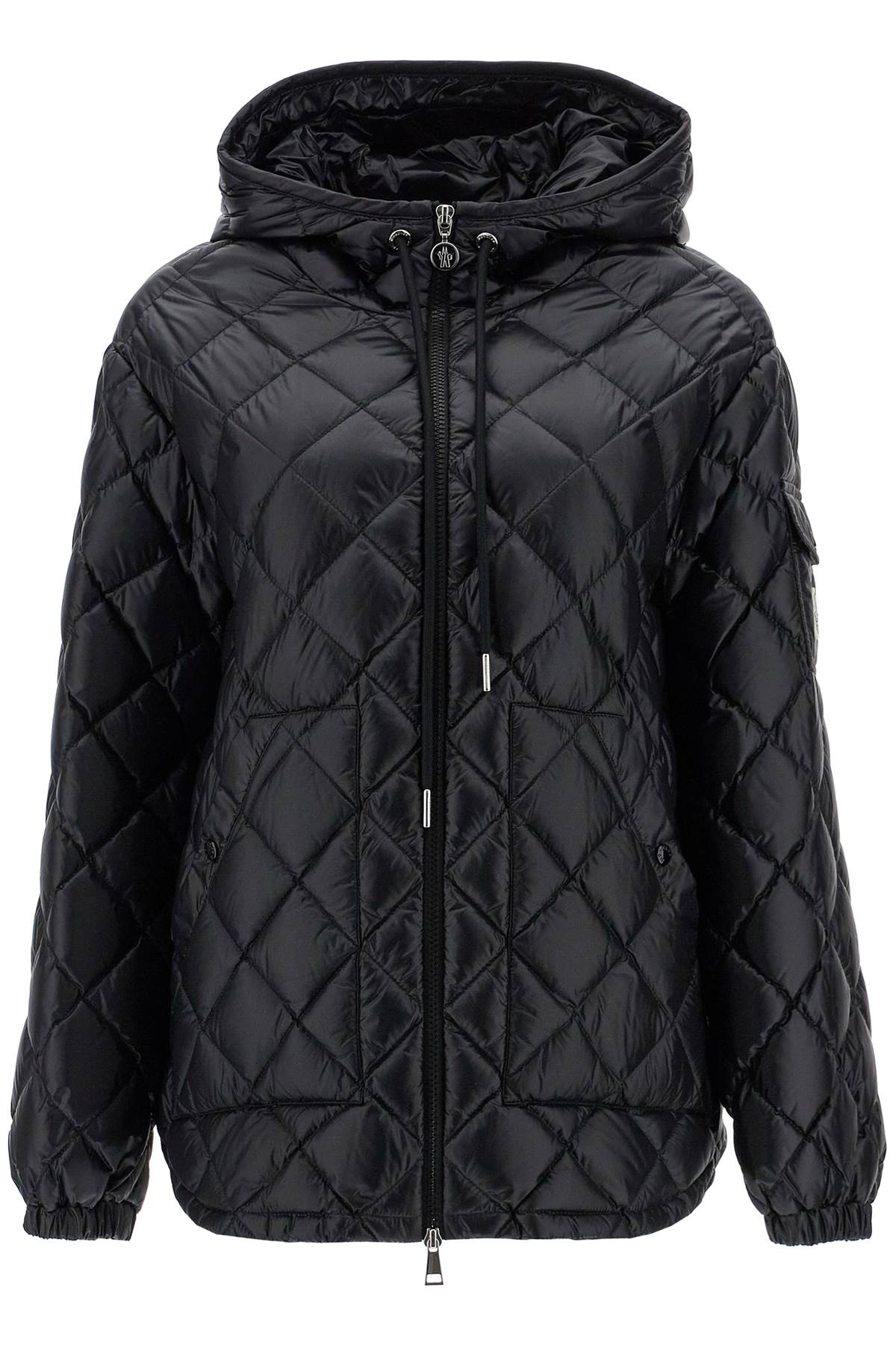 Moncler MONCLER short recycled nylon down jacket