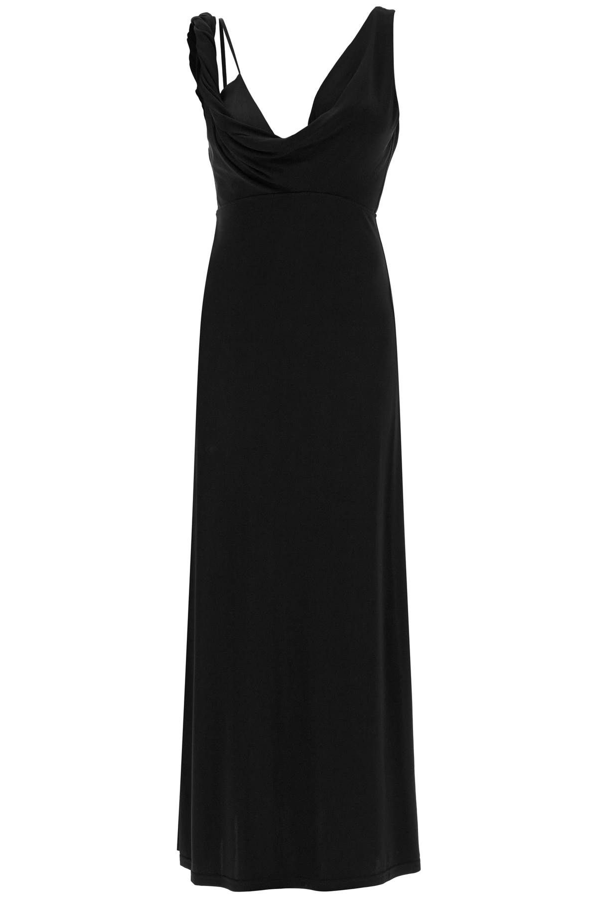 Toteme TOTEME maxi dress with asymmetrical neckline