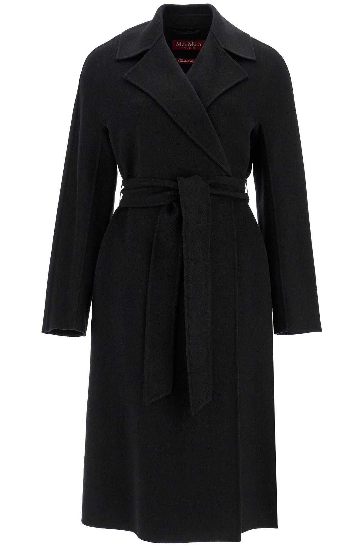 MAX MARA STUDIO MAX MARA STUDIO 'cles' wrap coat