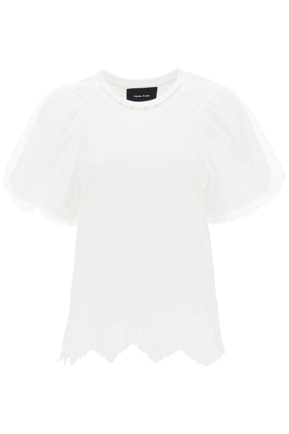 Simone Rocha SIMONE ROCHA puff sleeve a-line t-shirt