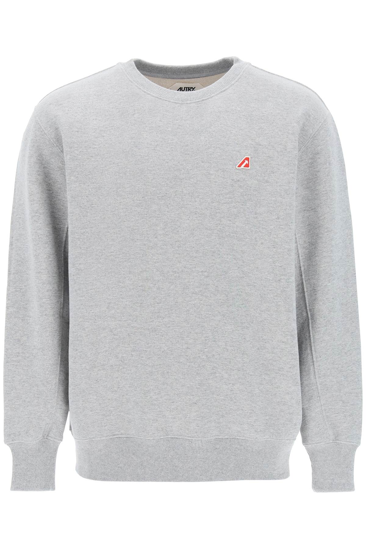 AUTRY AUTRY crew-neck sweatshirt with logo patch