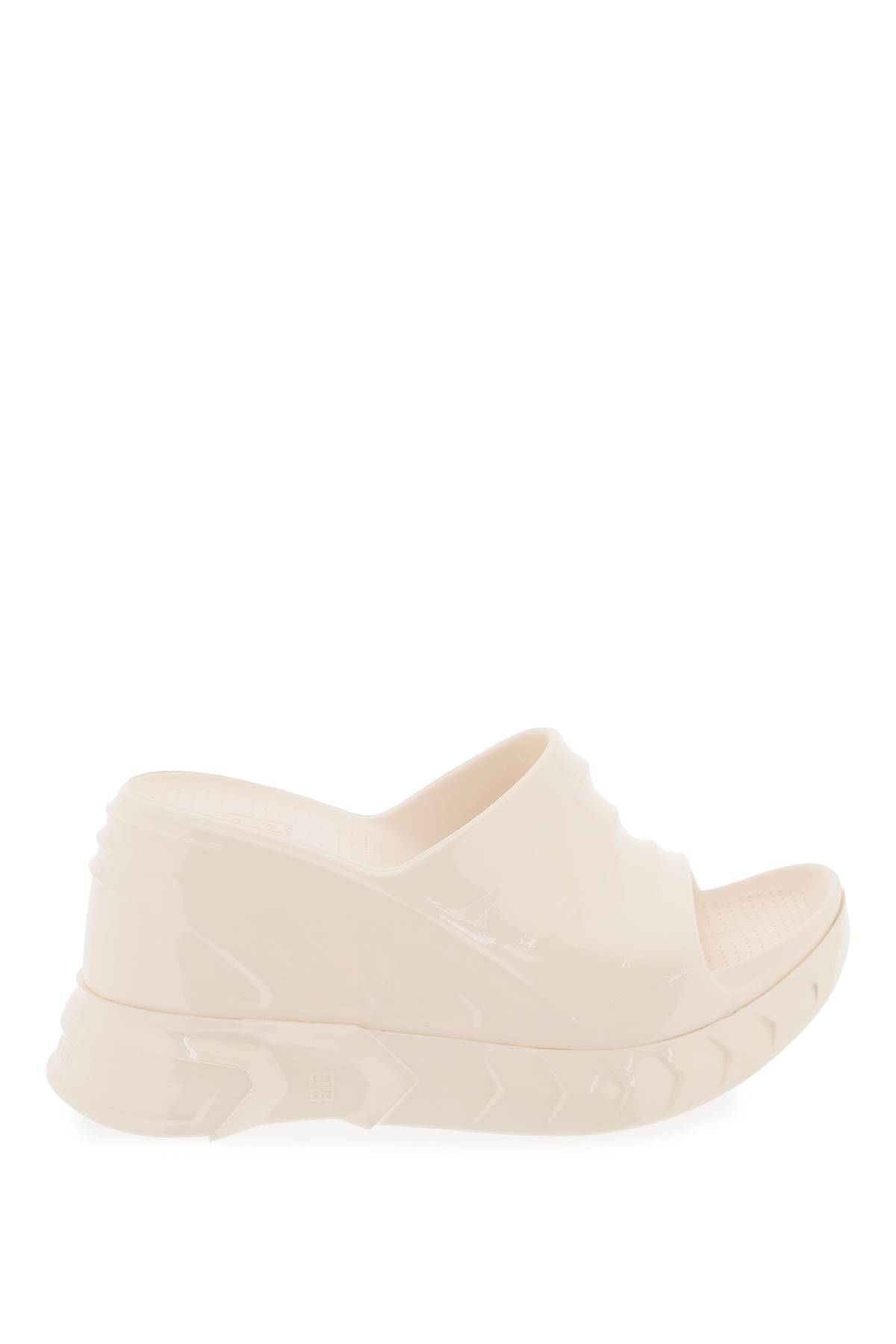 Givenchy GIVENCHY marshmallow rubber wedge sandals with platform
