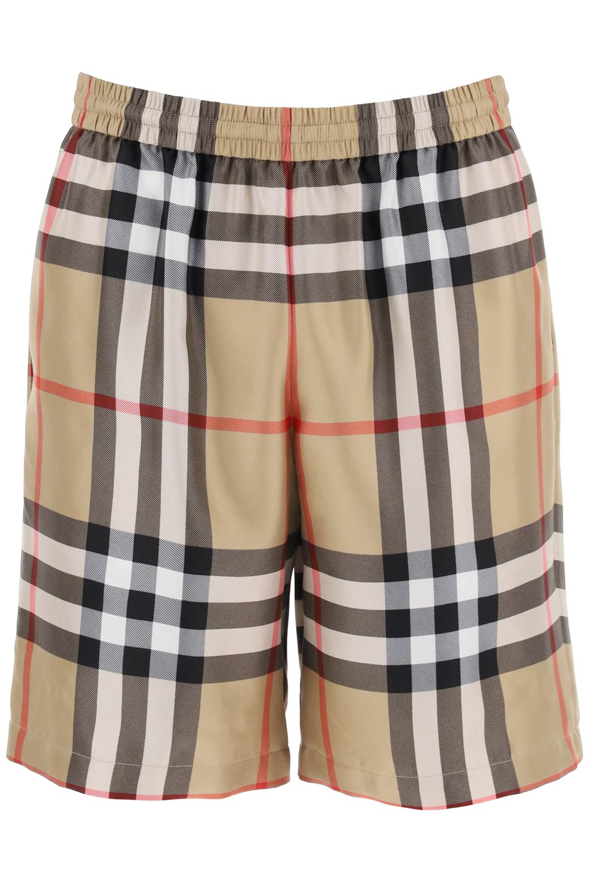 Burberry BURBERRY bradeston shorts in check silk