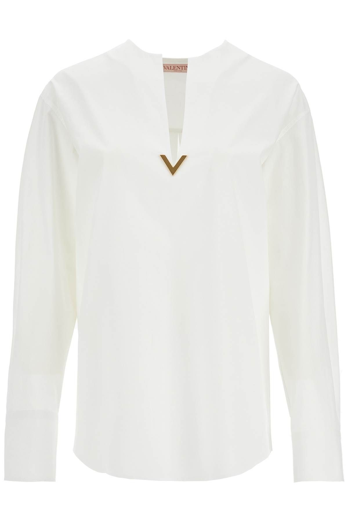 VALENTINO GARAVANI VALENTINO GARAVANI boxy poplin blouse in