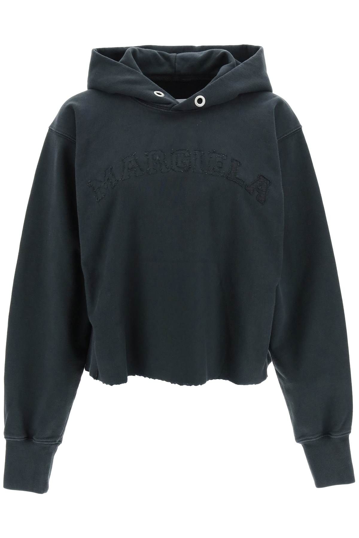 Maison Margiela MAISON MARGIELA short hoodie raw cut