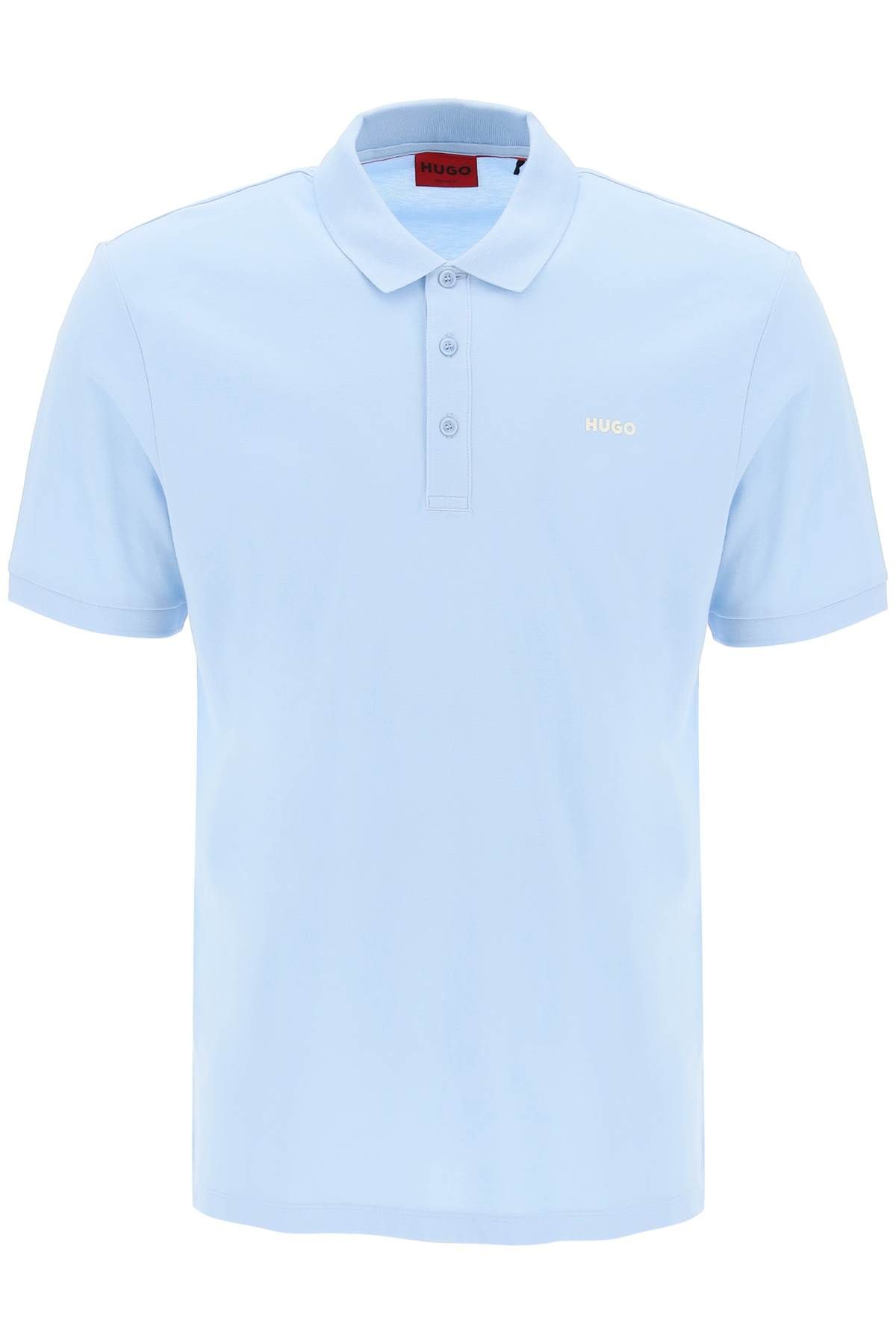 Hugo HUGO cotton piqué donos polo shirt