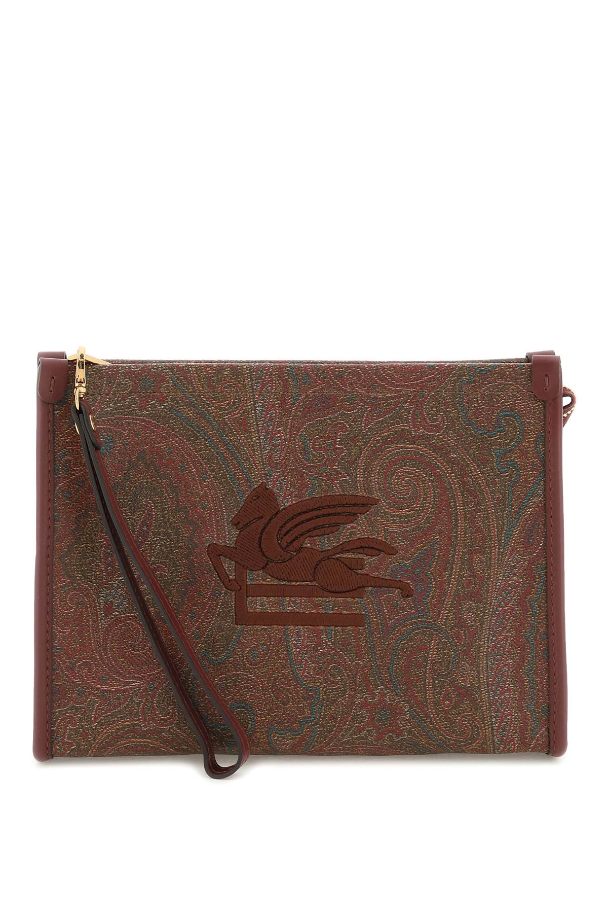 Etro ETRO pegasus paisley pouch