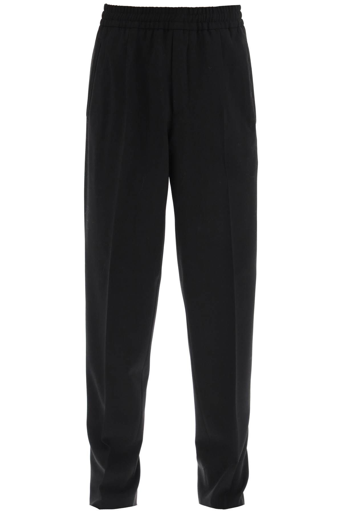 zegna ZEGNA jogger fit wool blend trousers