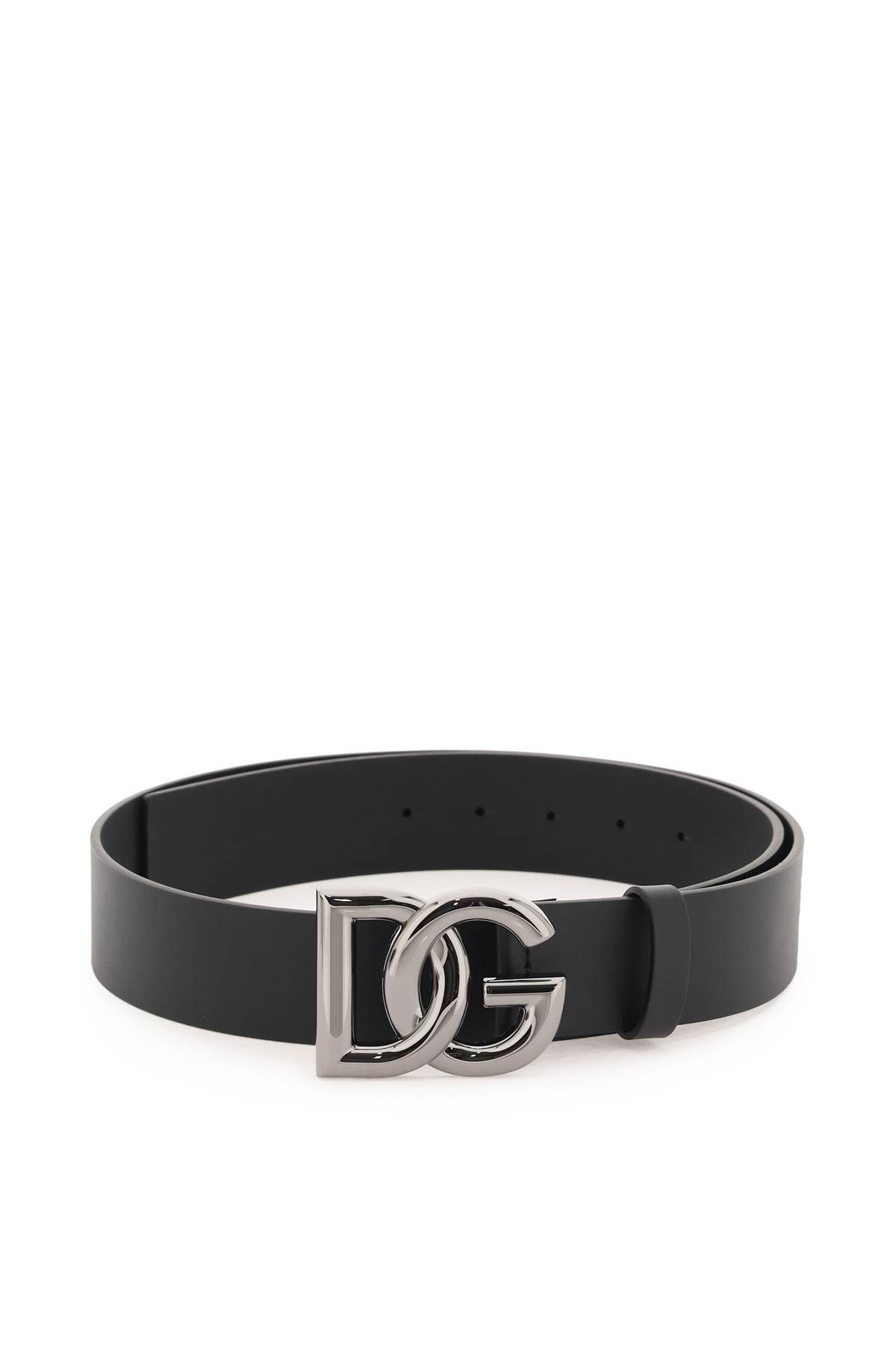 Dolce & Gabbana DOLCE & GABBANA lux leather belt with dg buckle