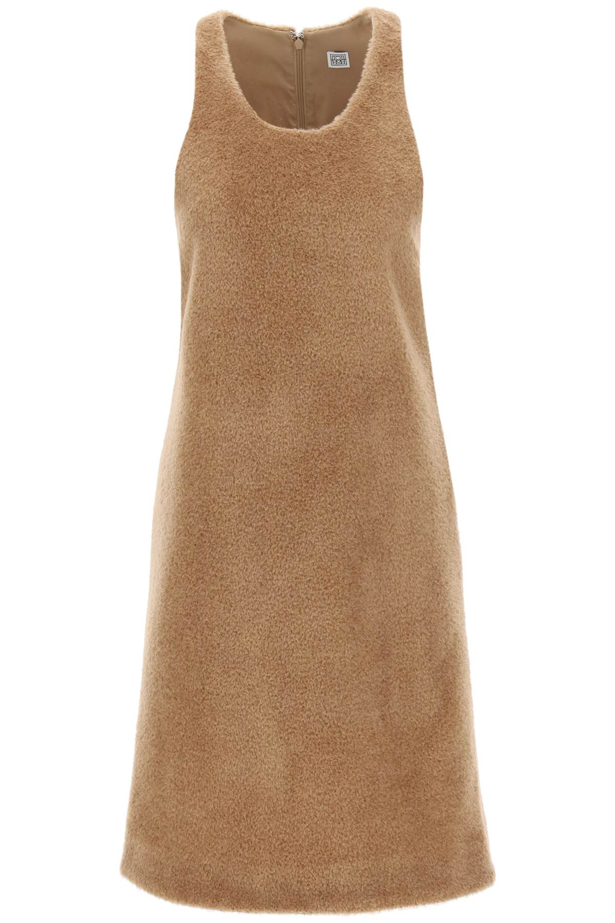 Toteme TOTEME wool teddy mini dress