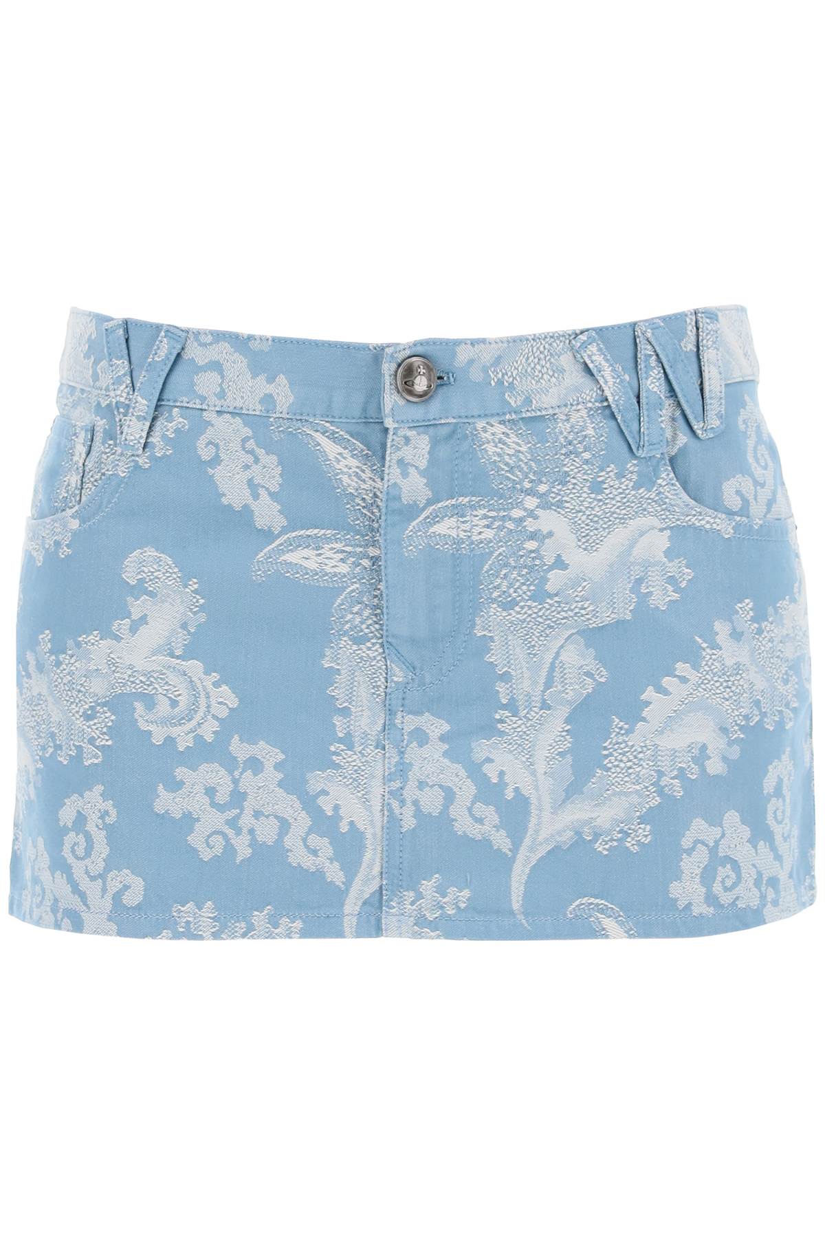 Vivienne Westwood VIVIENNE WESTWOOD cotton jacquard foam mini skirt