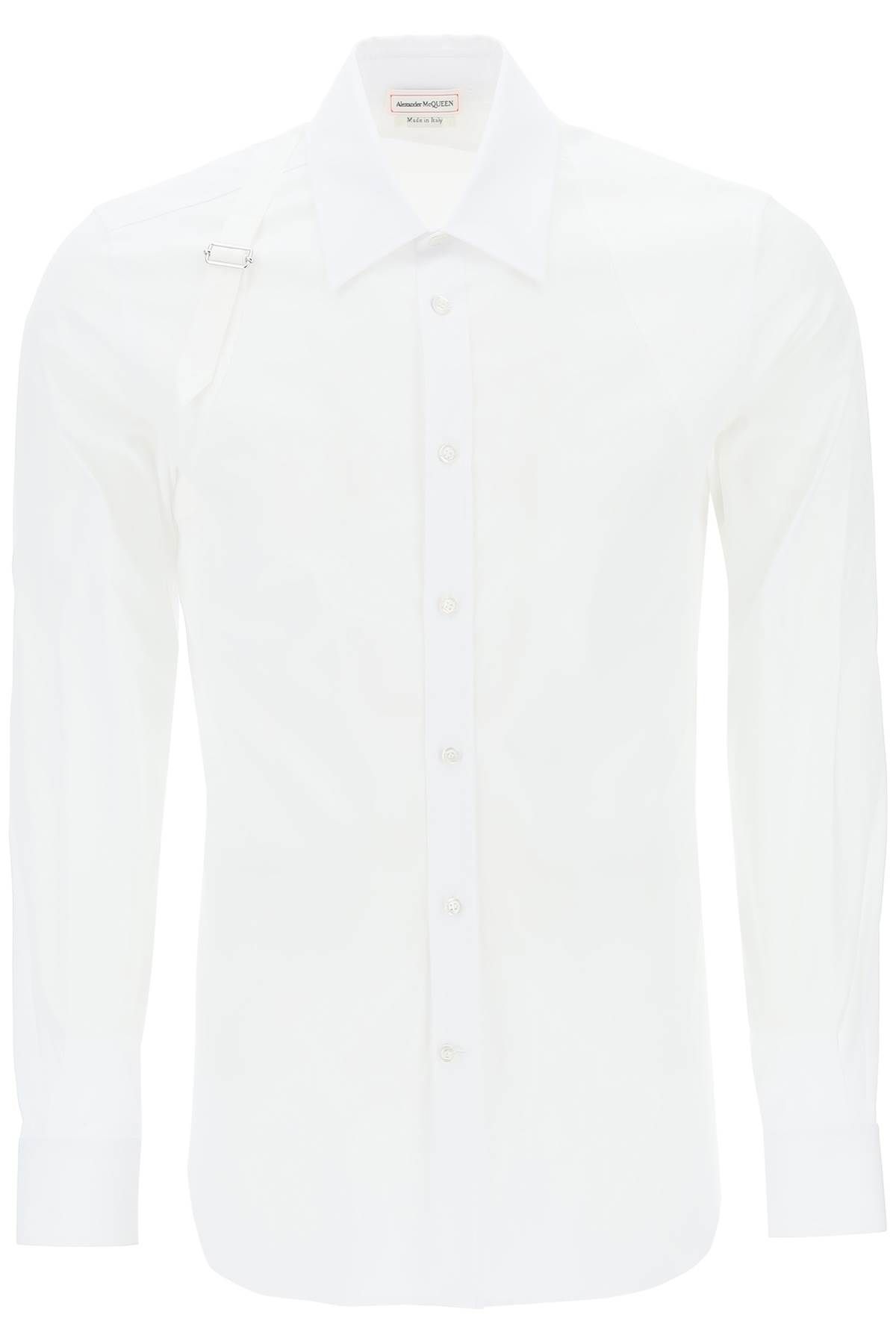 Alexander McQueen ALEXANDER MCQUEEN stretch cotton harness shirt