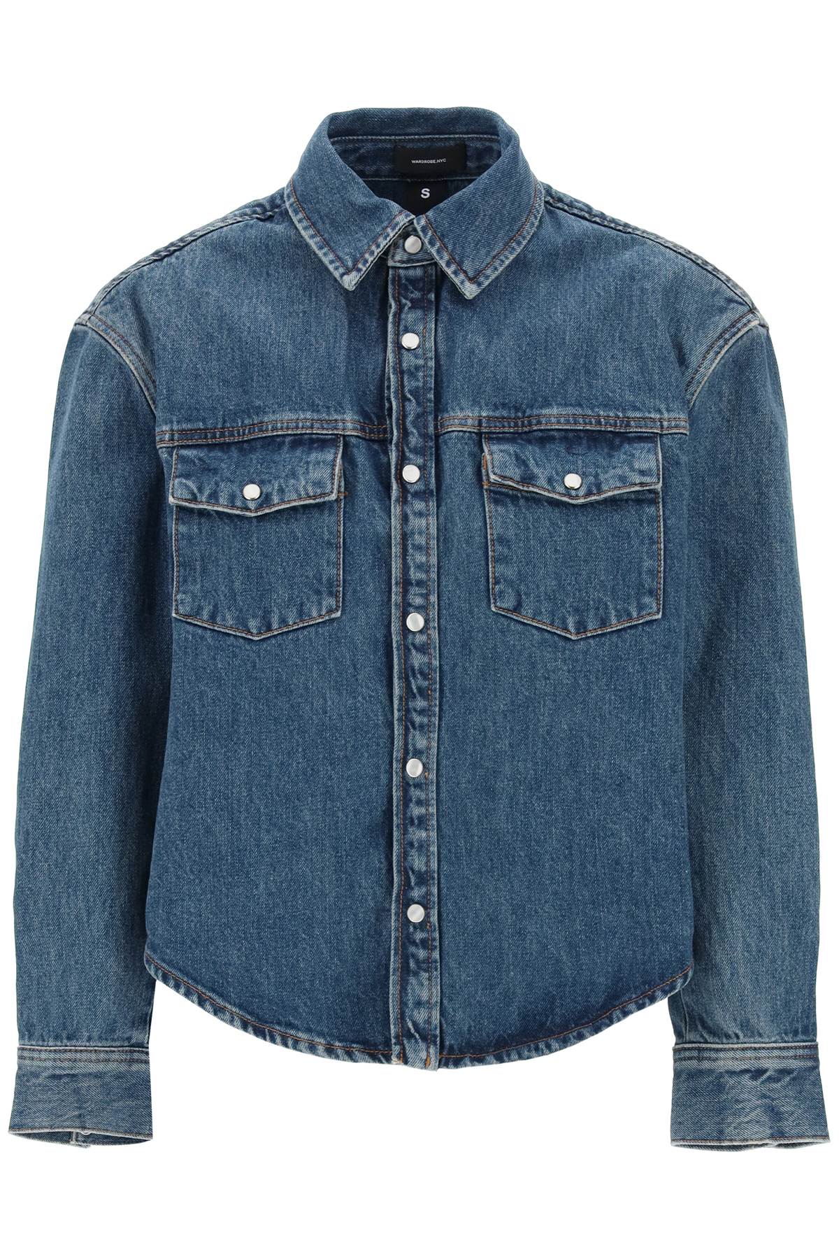 WARDROBE.NYC WARDROBE. NYC boxy denim overshirt