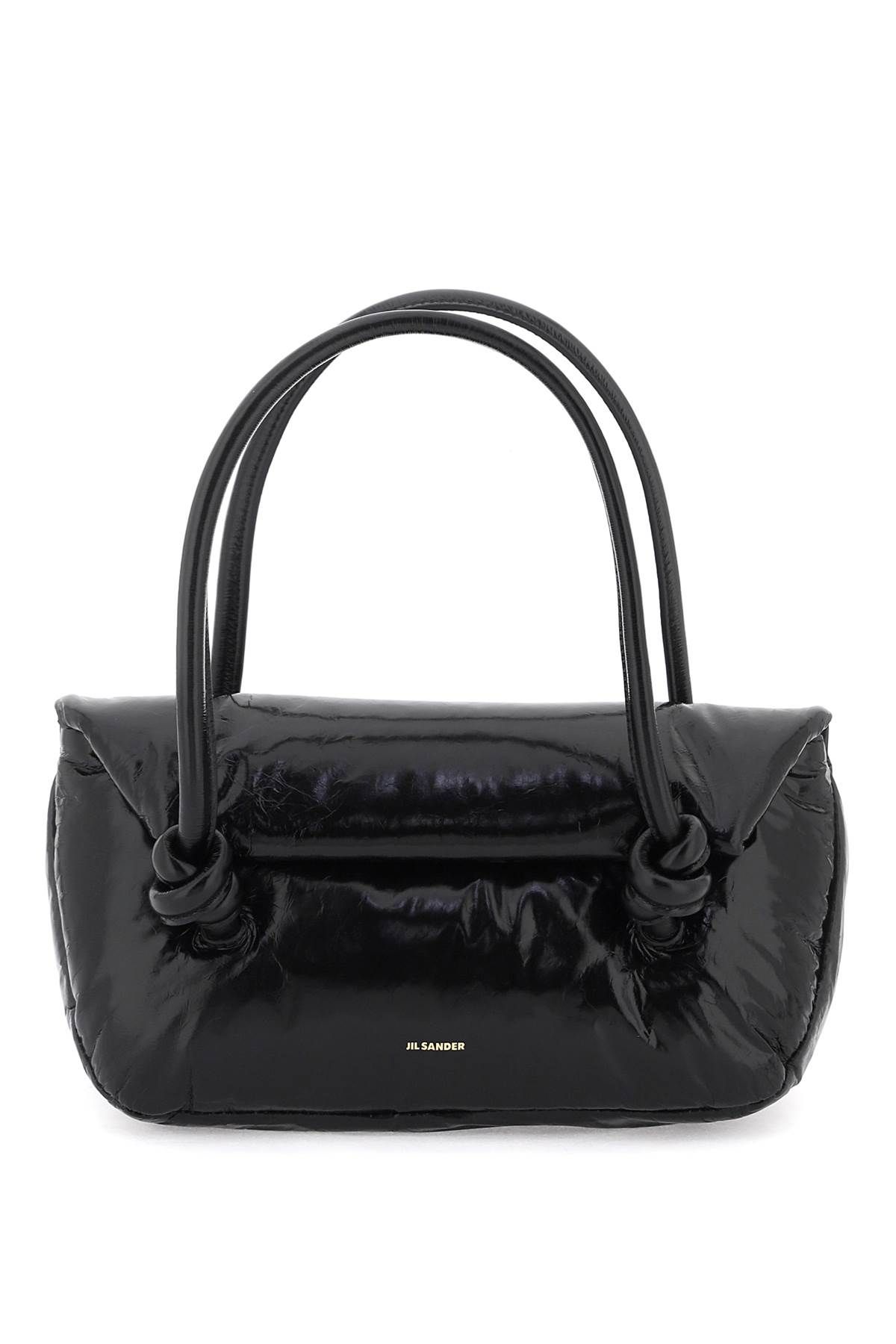 Jil Sander JIL SANDER patent leather small shoulder bag