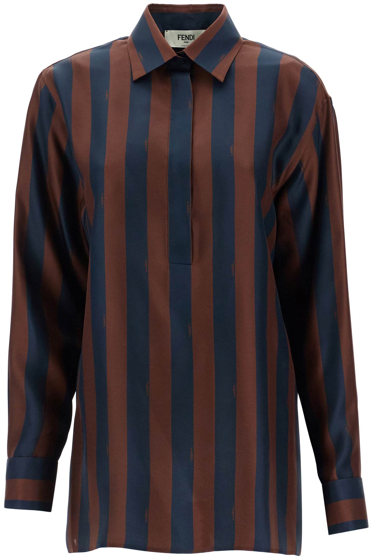 FENDI FENDI silk pequin shirt