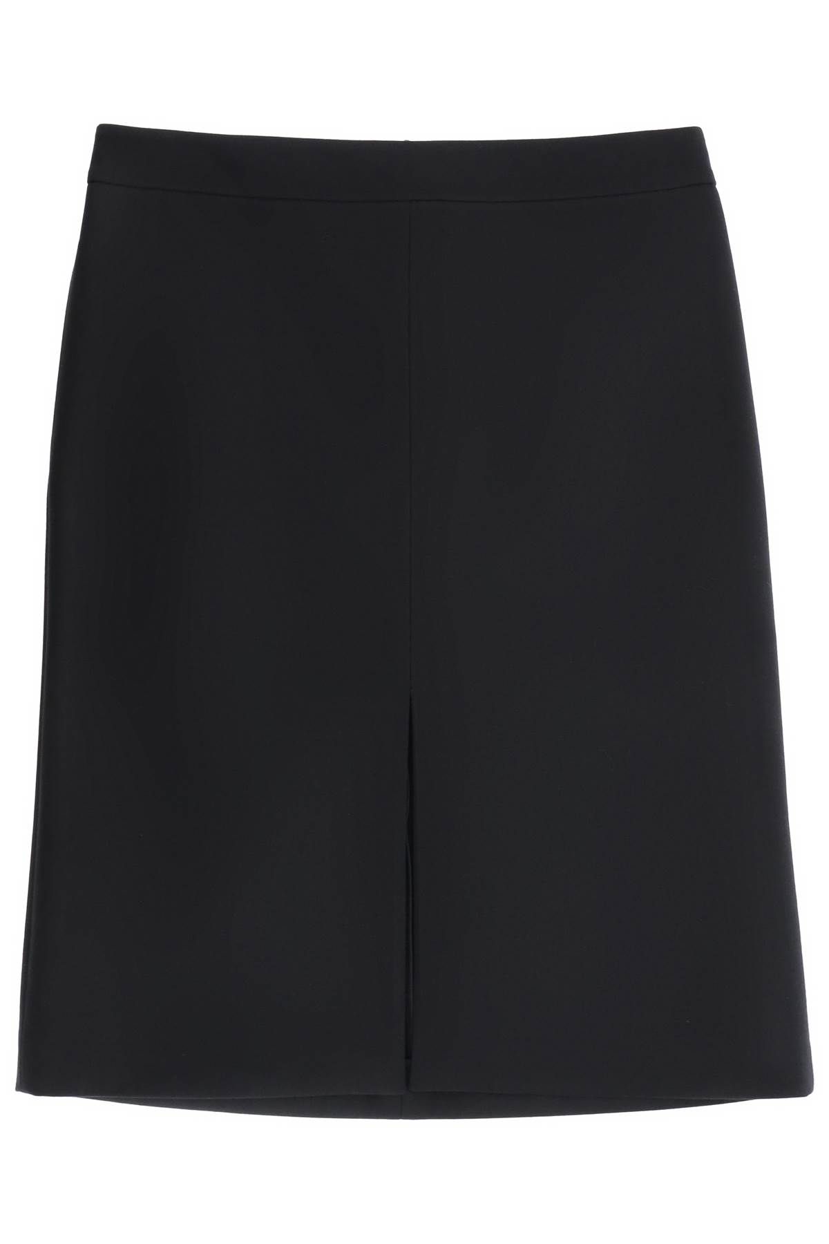 The Row THE ROW 'benson' longuette skirt in stretch wool