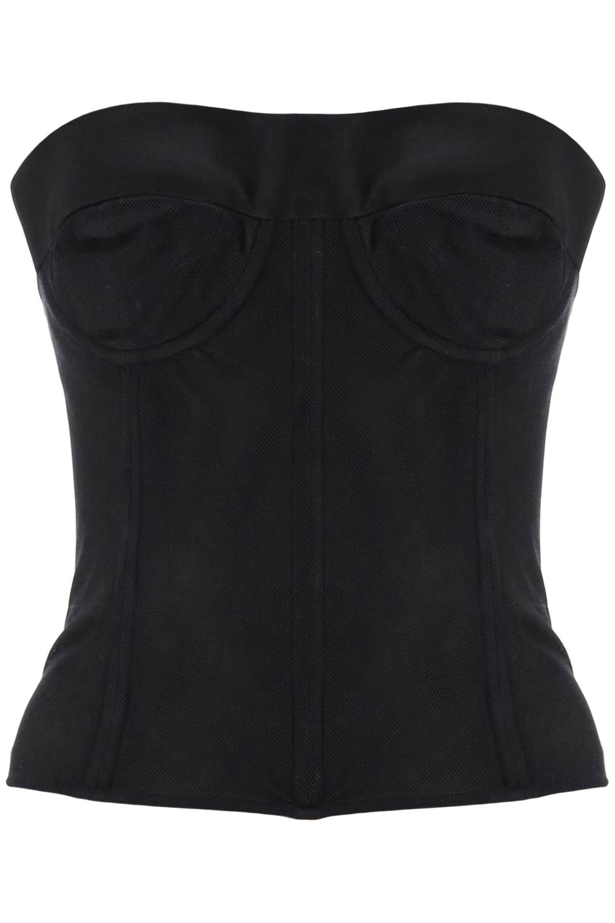 Maison Margiela MAISON MARGIELA bustier top in mesh