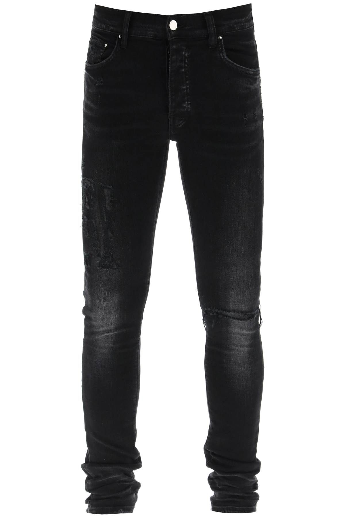 Amiri AMIRI 'distressed logo' jeans