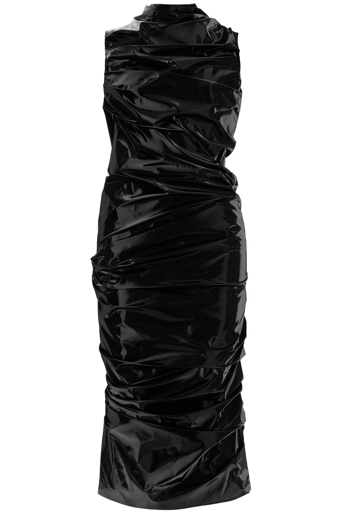 Alexander McQueen ALEXANDER MCQUEEN laminated jersey dress