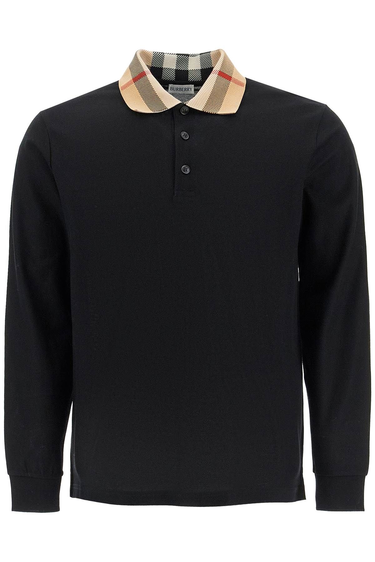 Burberry BURBERRY organic cotton long-sleeved polo shirt