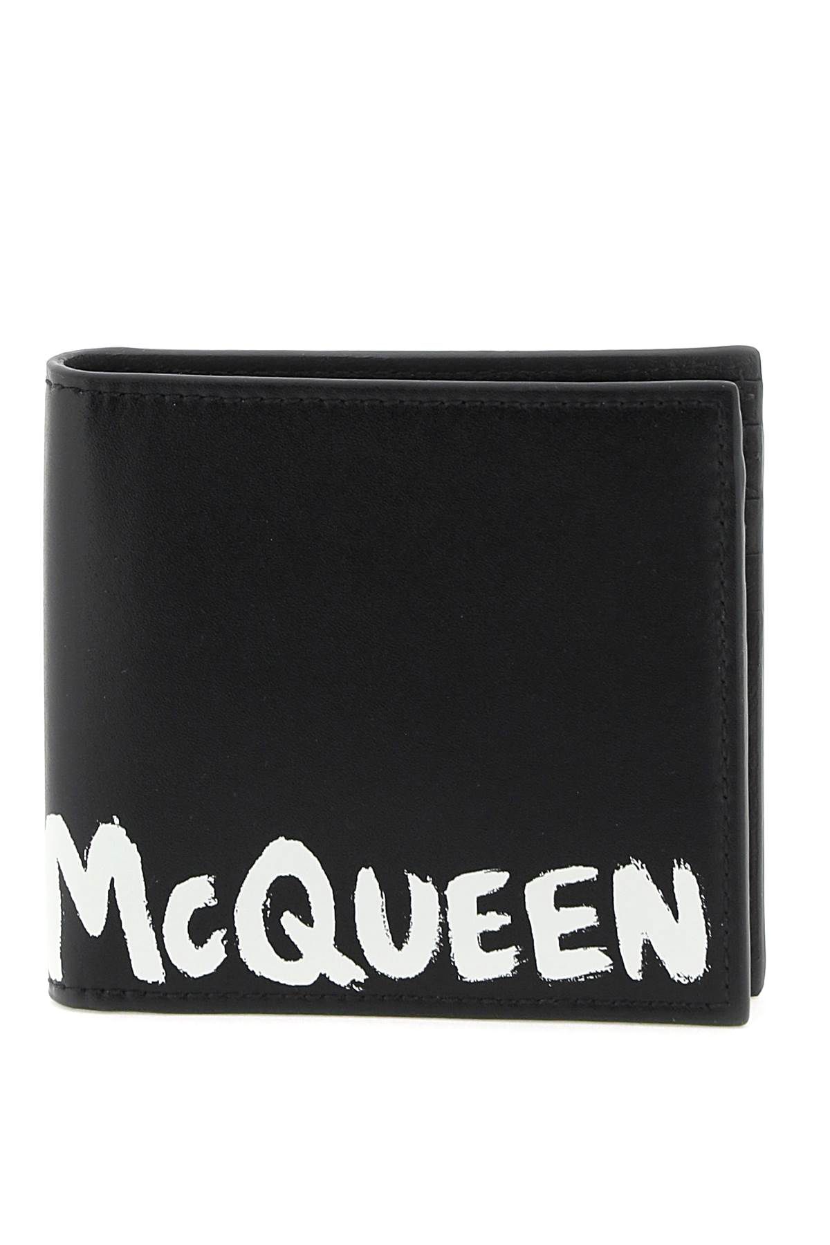 Alexander McQueen ALEXANDER MCQUEEN 'mcqueen graffiti' bi-fold wallet