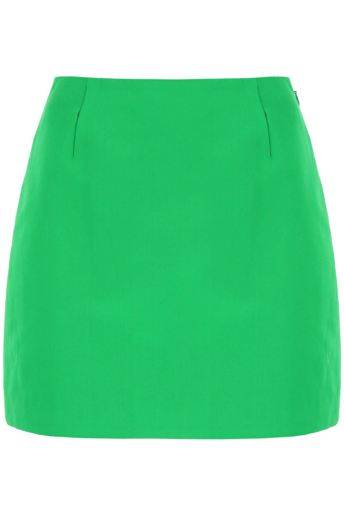 MVP WARDROBE MVP WARDROBE 'perry' satin mini skirt