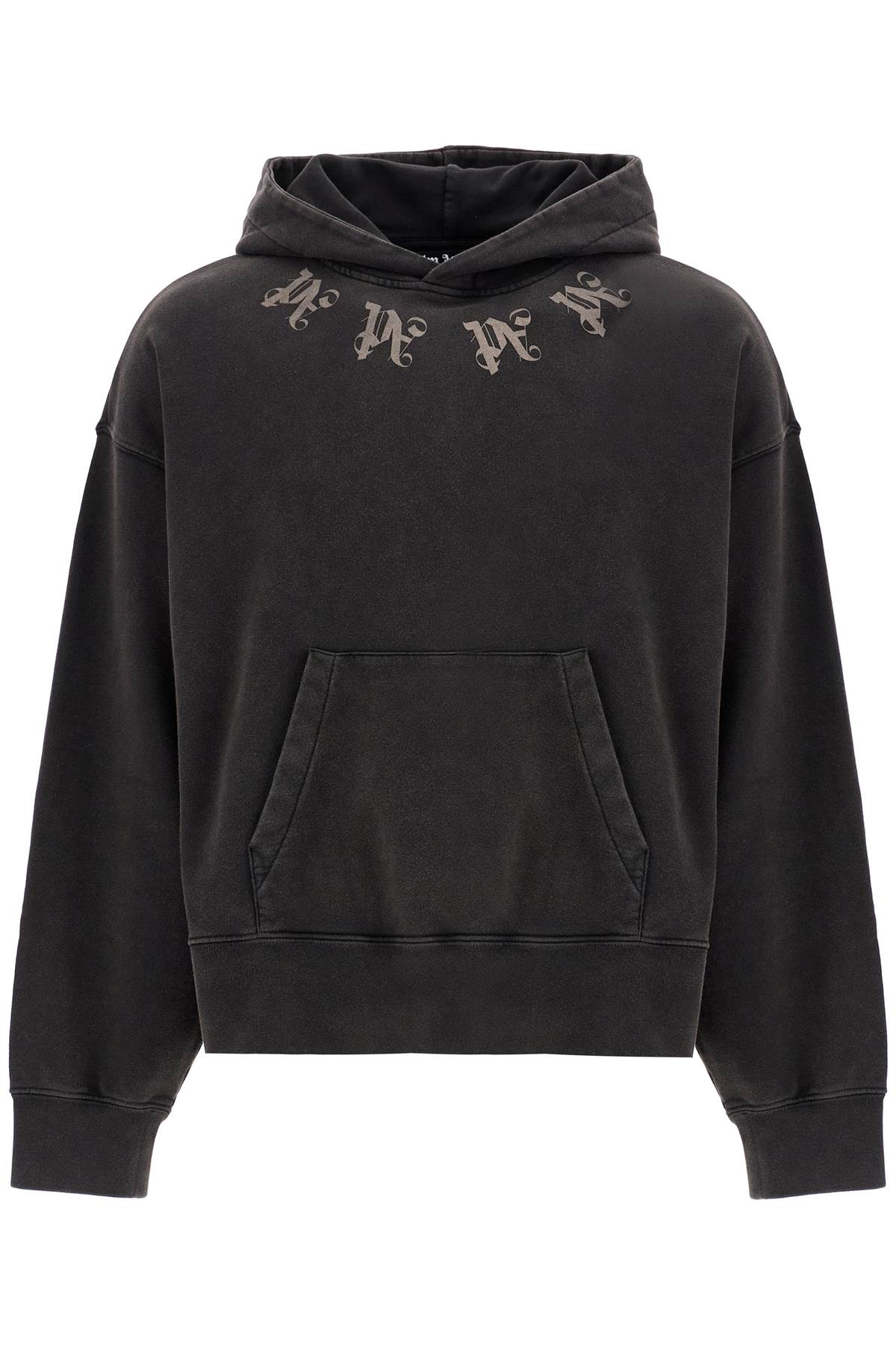 PALM ANGELS PALM ANGELS statement monogram hooded sweatshirt