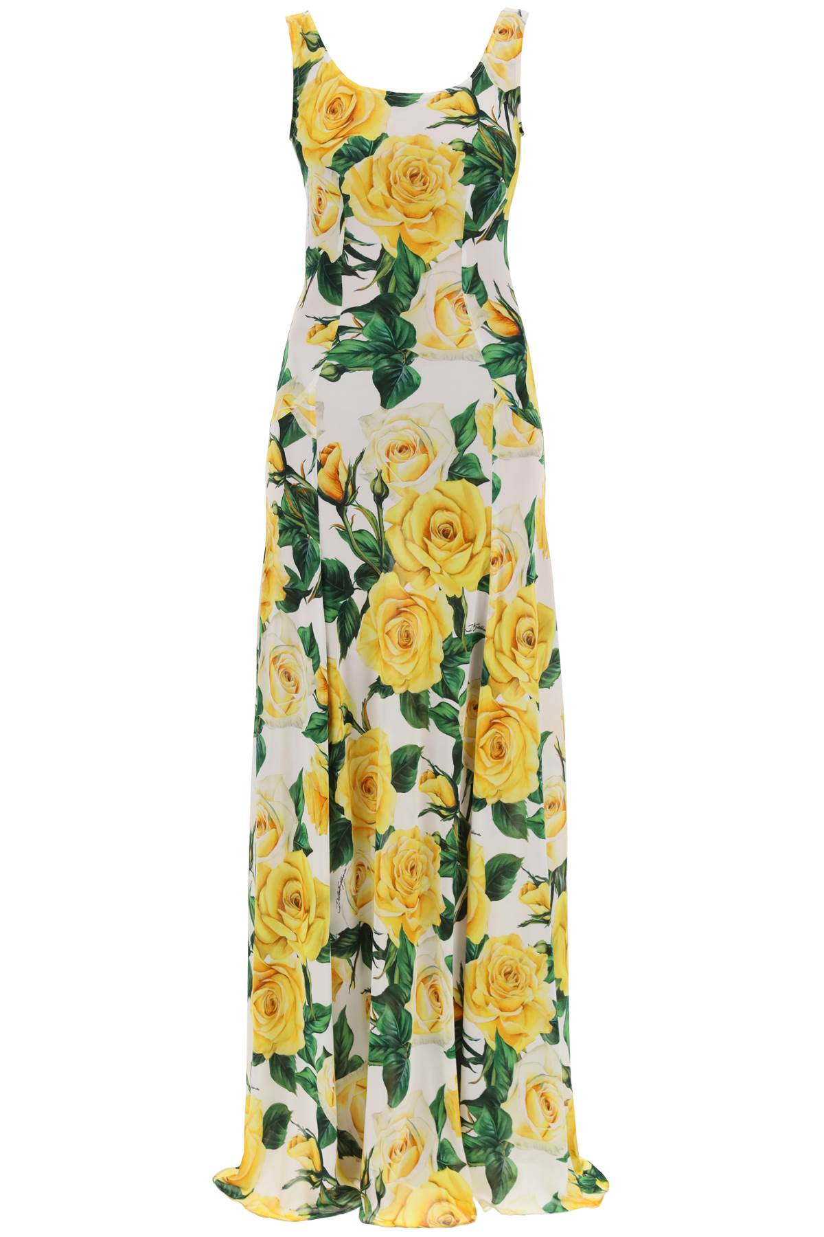 Dolce & Gabbana DOLCE & GABBANA maxi dress with rose print