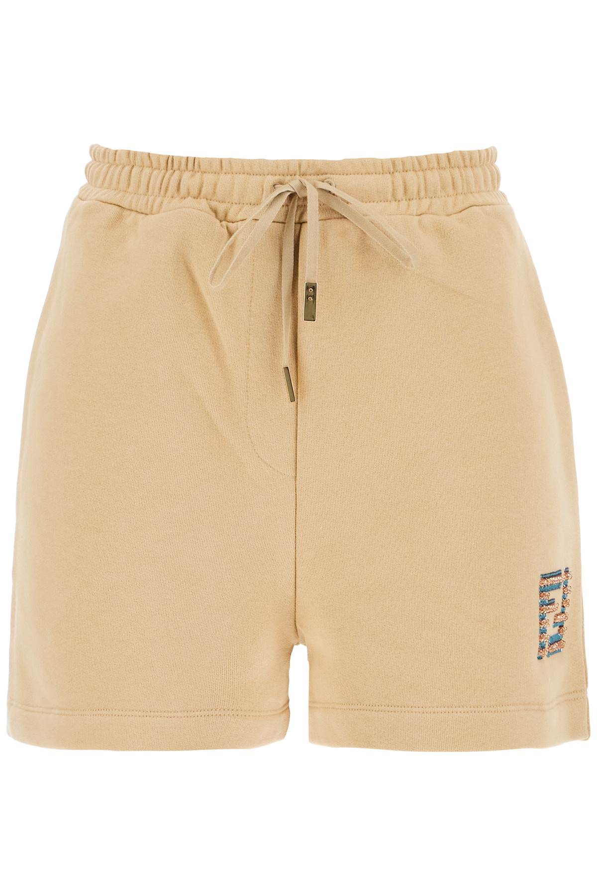 FENDI FENDI sporty shorts with embroidery