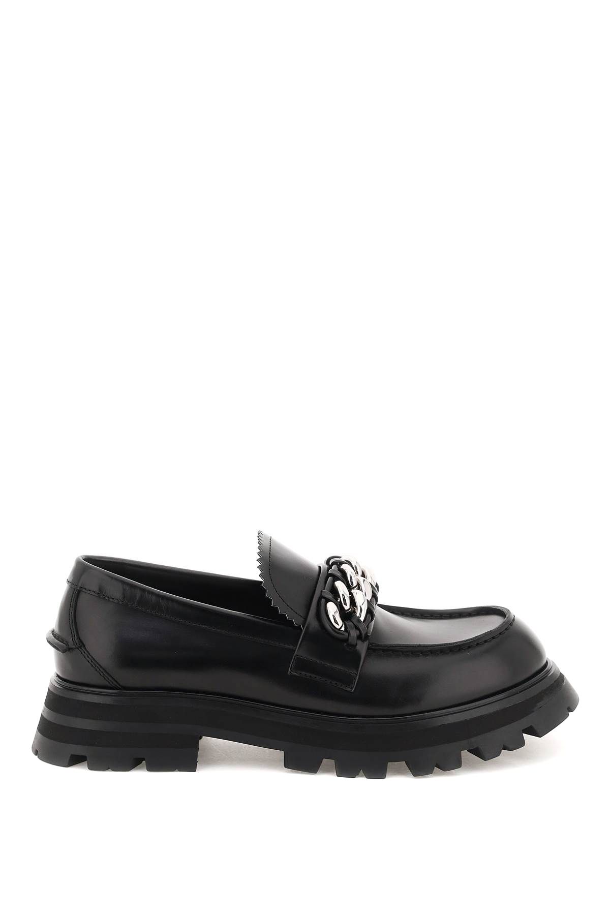 Alexander McQueen ALEXANDER MCQUEEN chain penny loafers