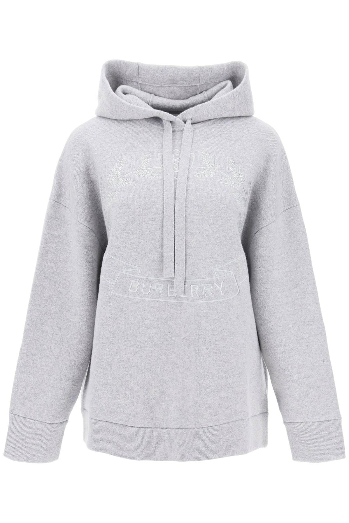 Burberry BURBERRY 'cristiana' cashmere blend hoodie