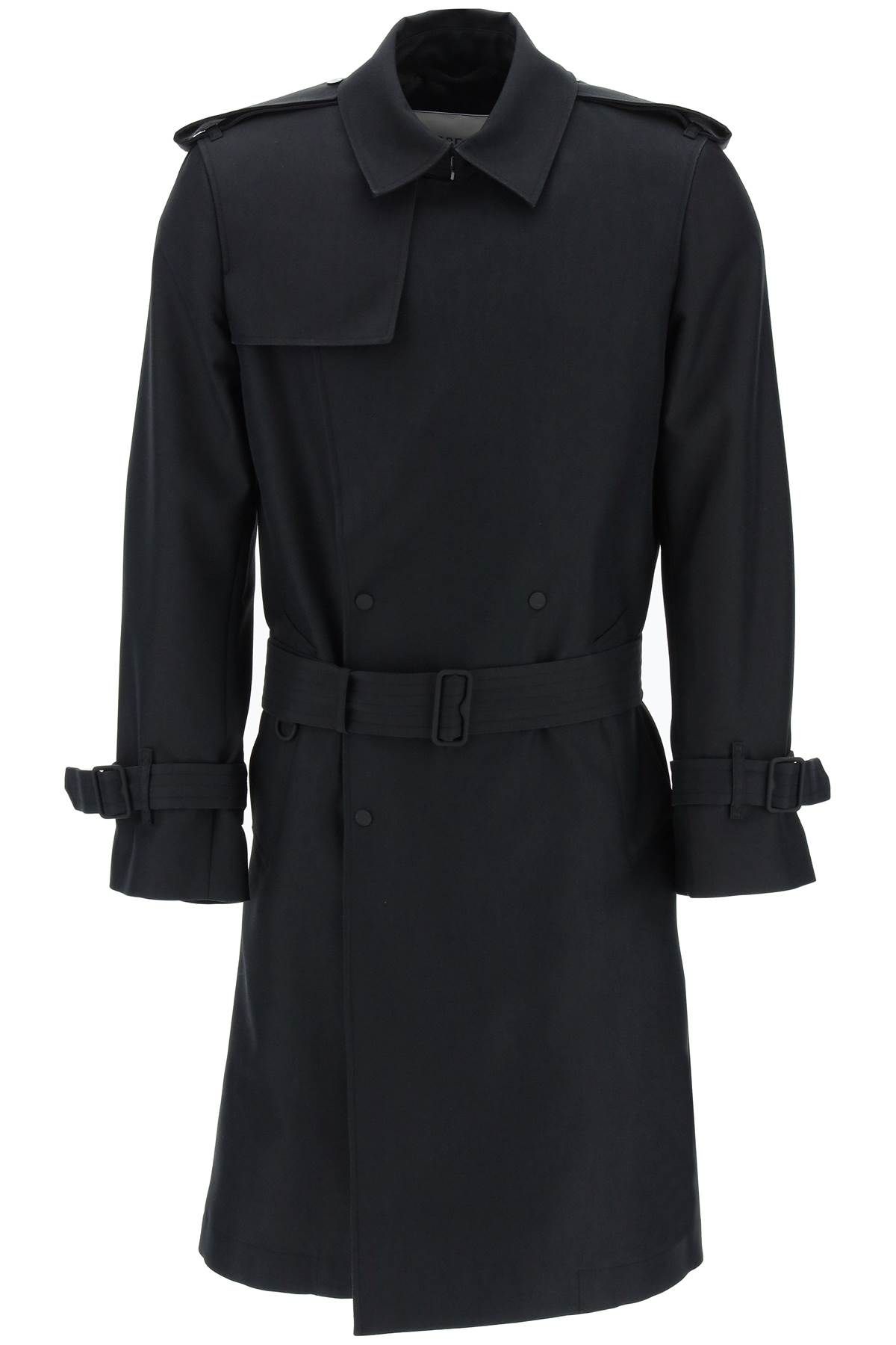 Burberry BURBERRY double-breasted silk blend trench coat