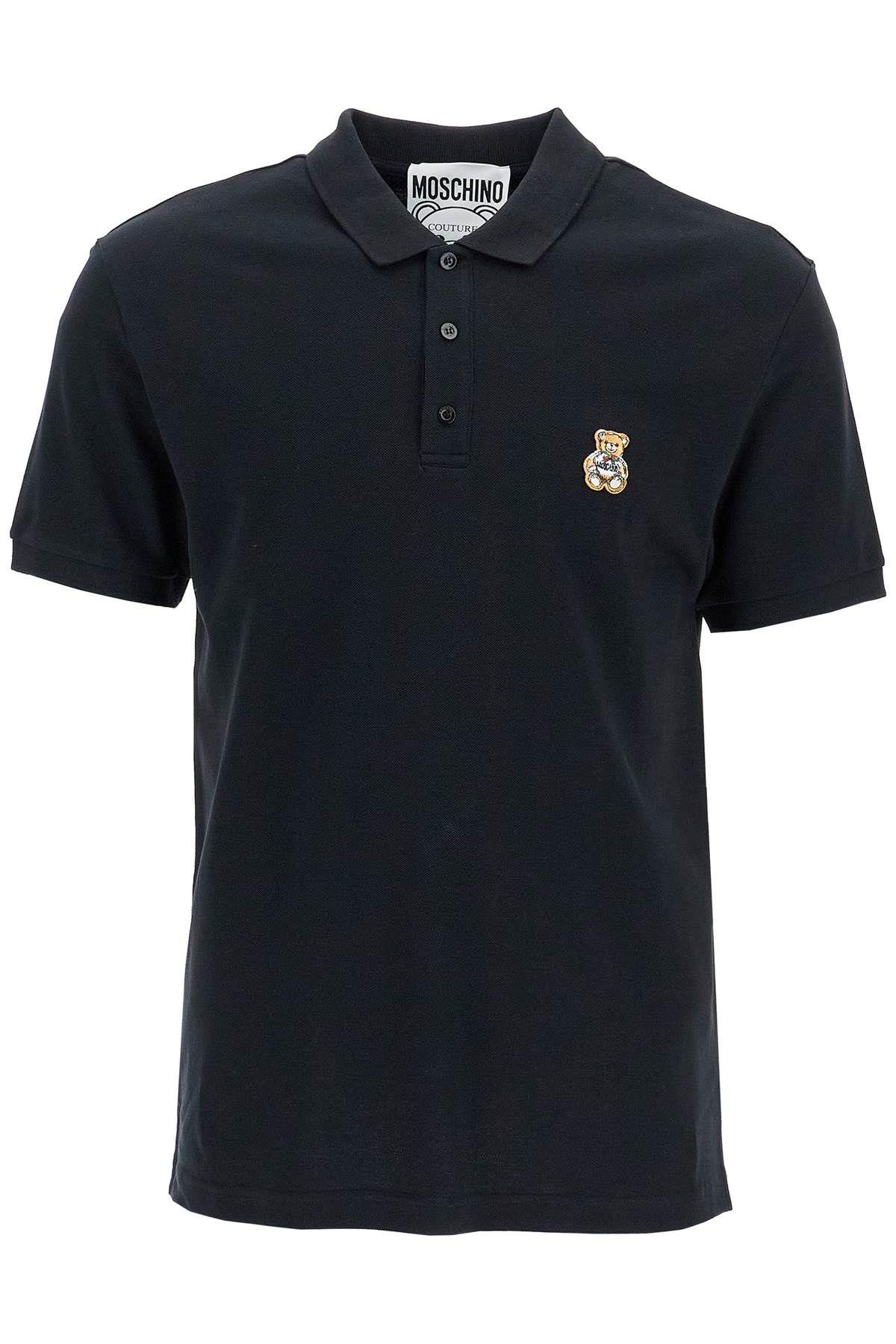 Moschino MOSCHINO polo shirt with teddy bear application