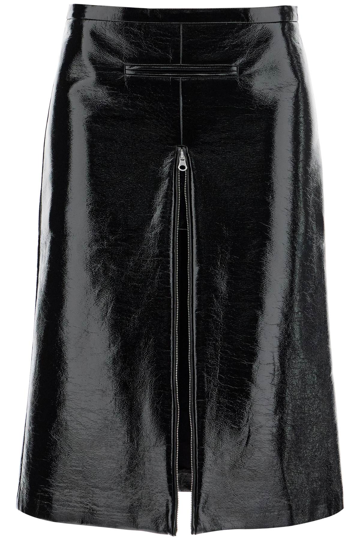 Courrèges COURREGES vinyl midi skirt in seven