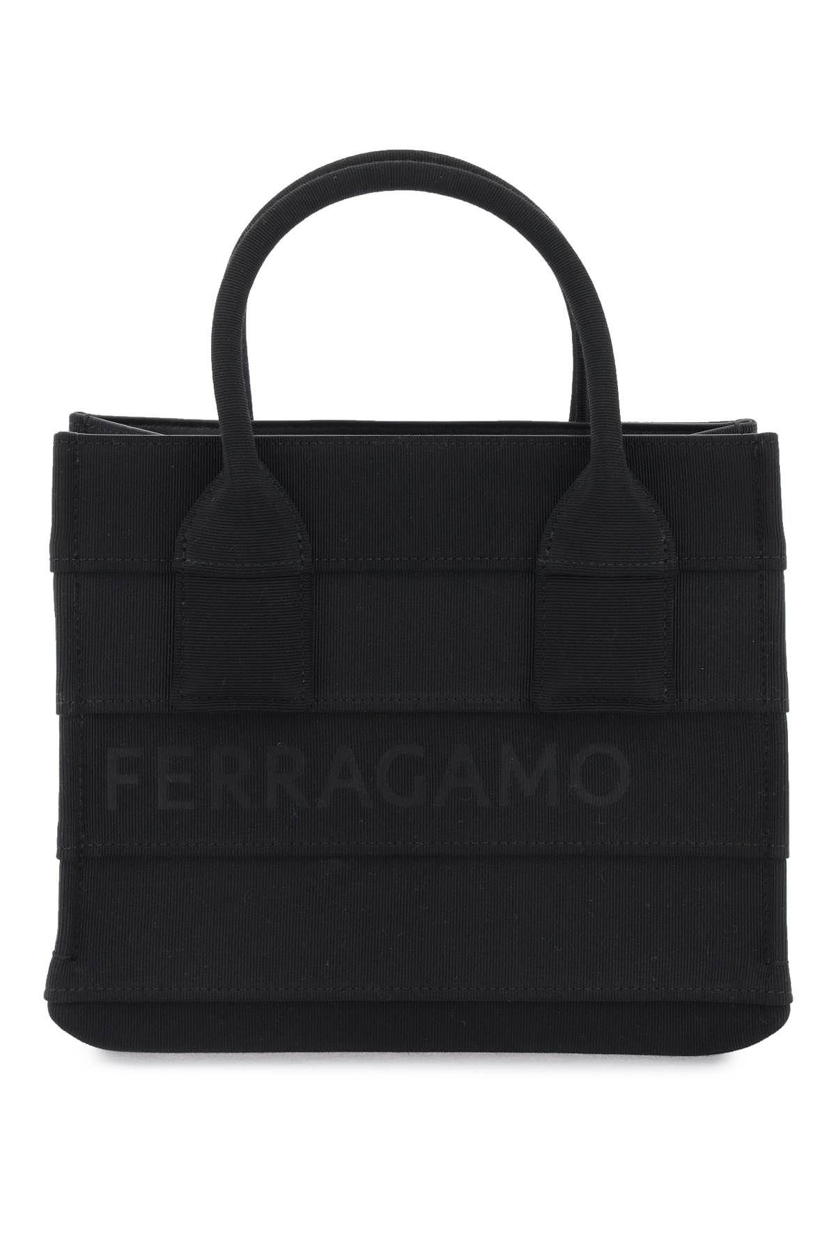 Ferragamo FERRAGAMO lettering logo small tote bag