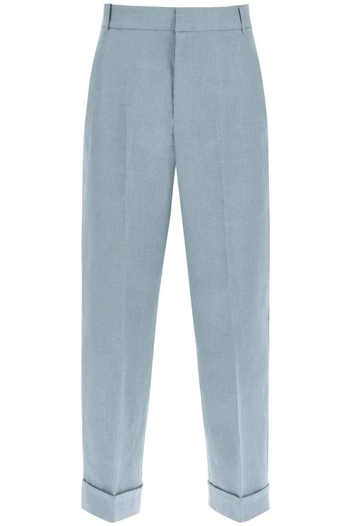  'S MAX MARA linen cigarette pants in salix style