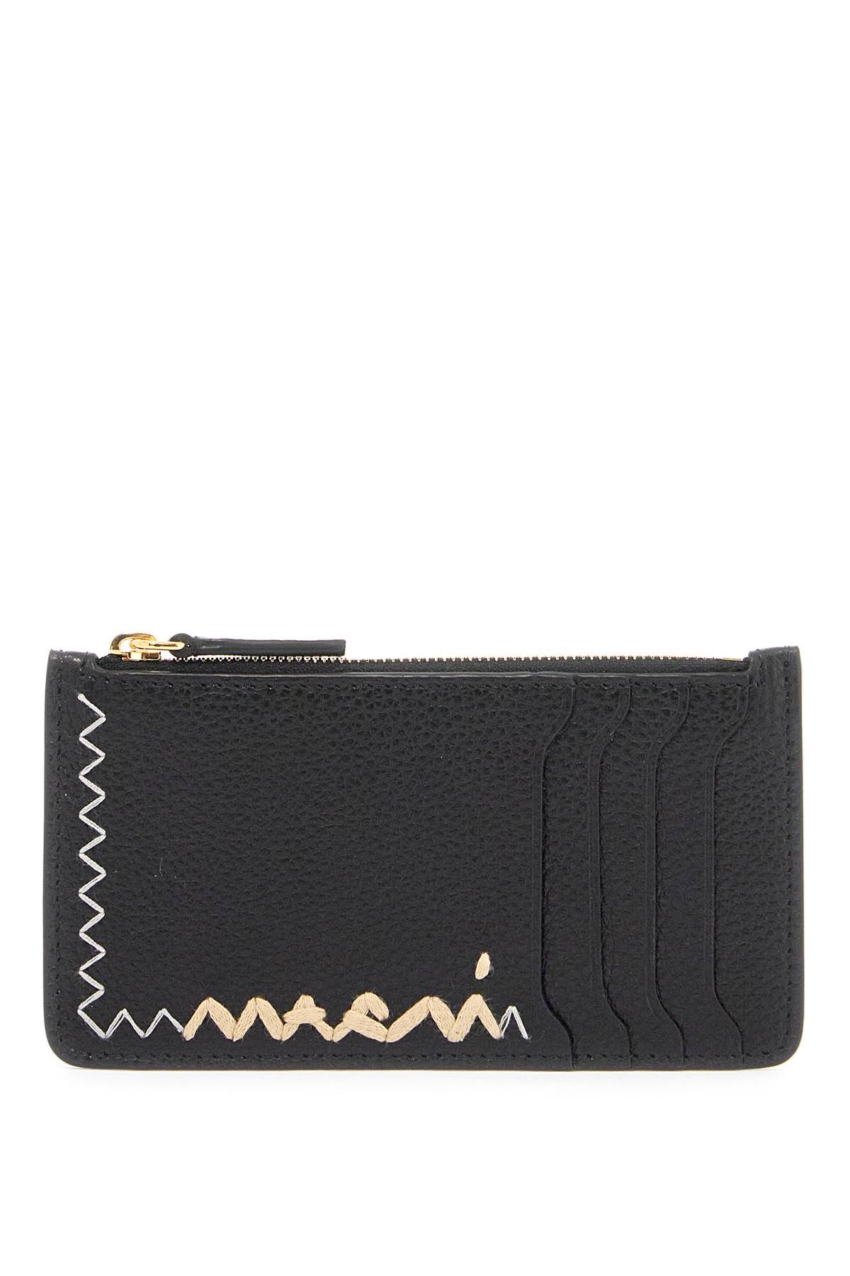 Marni MARNI embroidered card holder