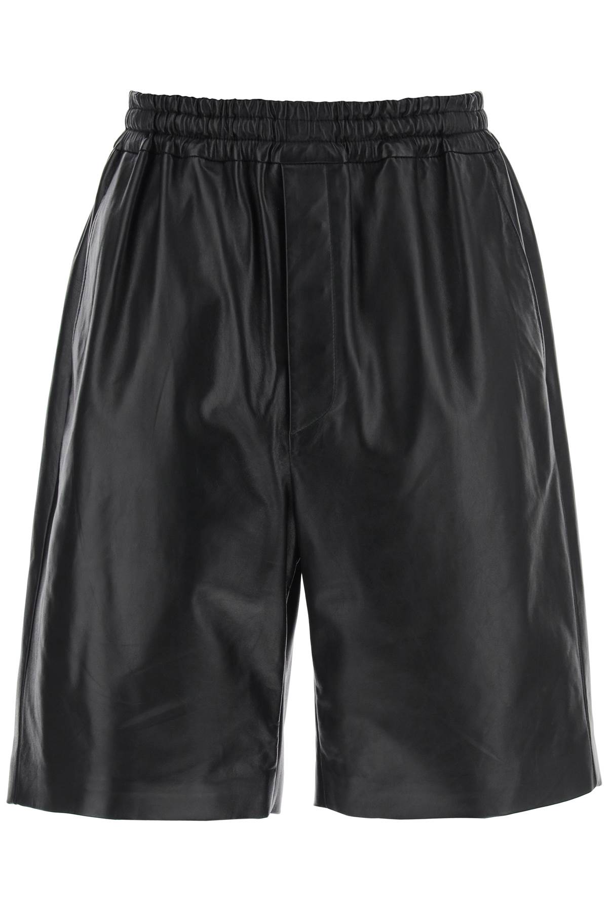 Jil Sander JIL SANDER leather bermuda shorts for