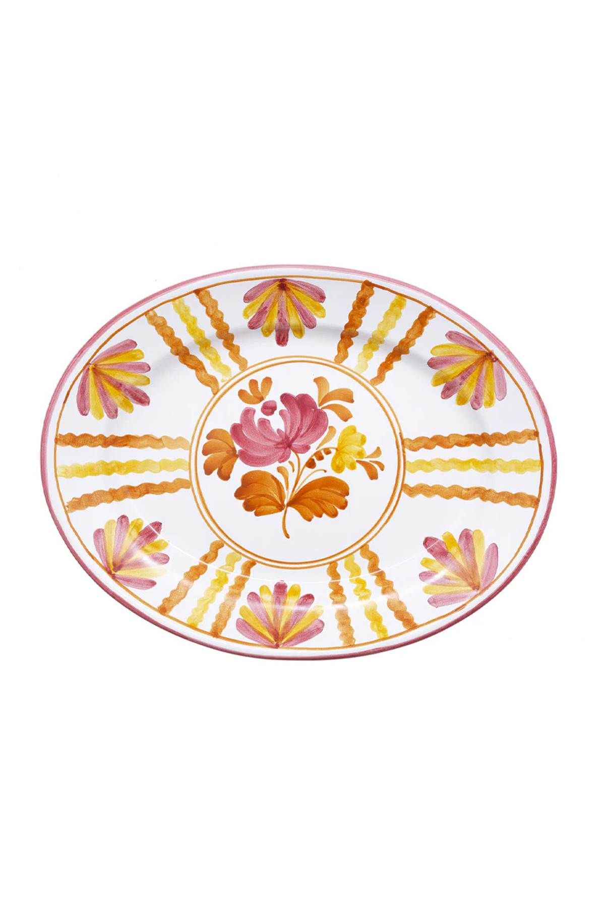 CABANA CABANA blossom oval serving plate