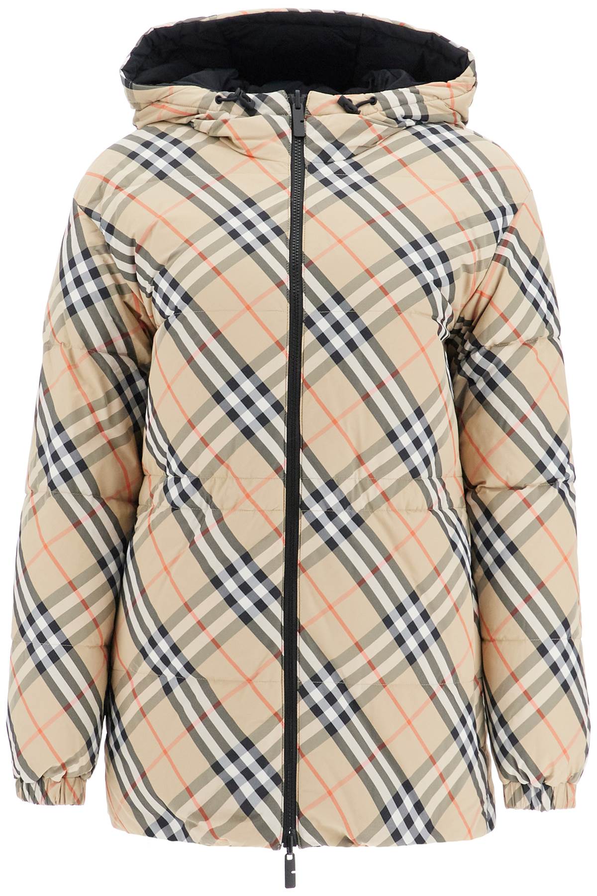 Burberry BURBERRY reversible midi down jacket