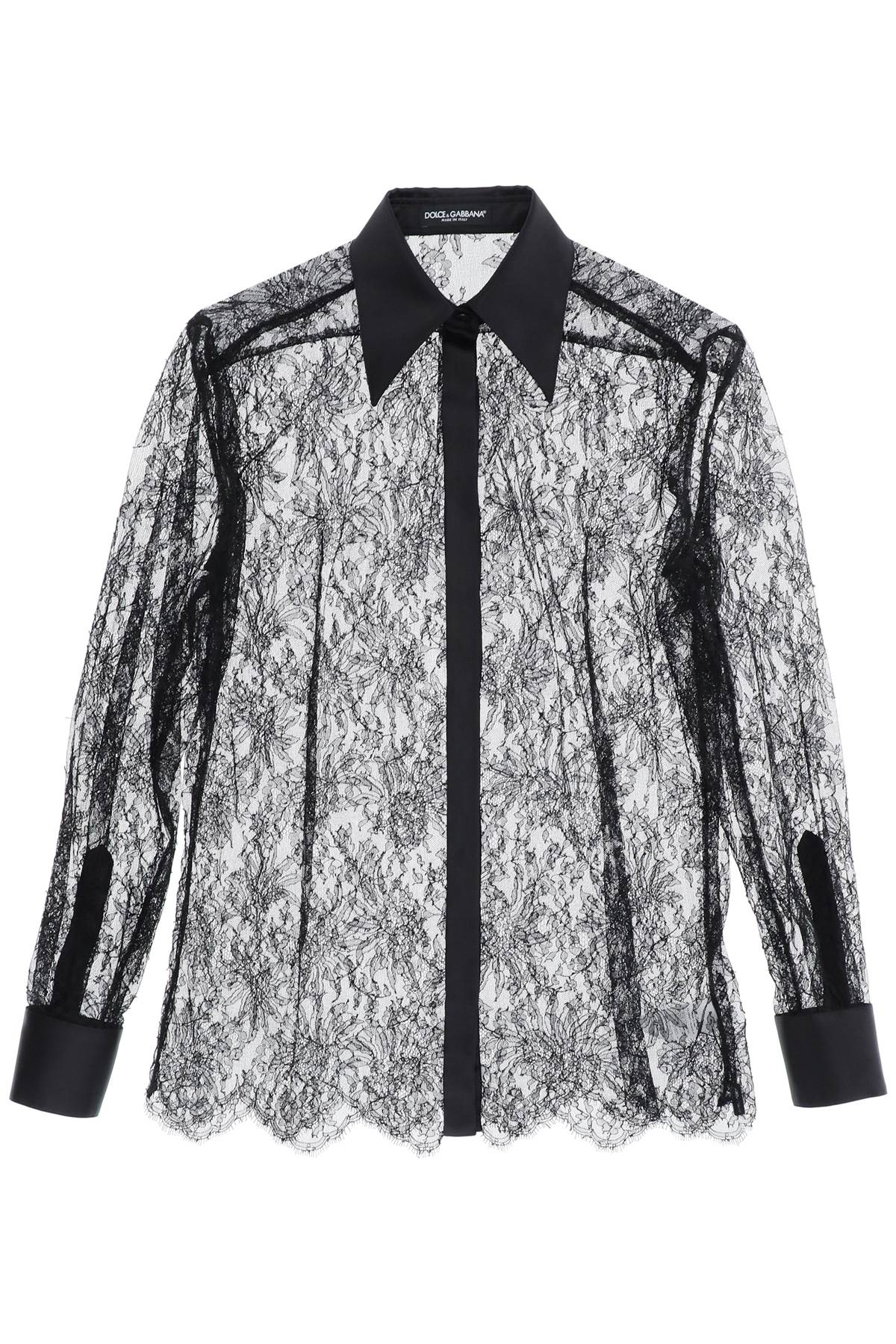 Dolce & Gabbana DOLCE & GABBANA chantilly lace shirt