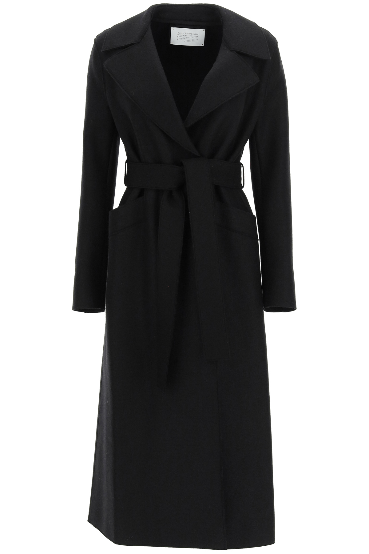 HARRIS WHARF LONDON HARRIS WHARF LONDON long coat in pressed wool