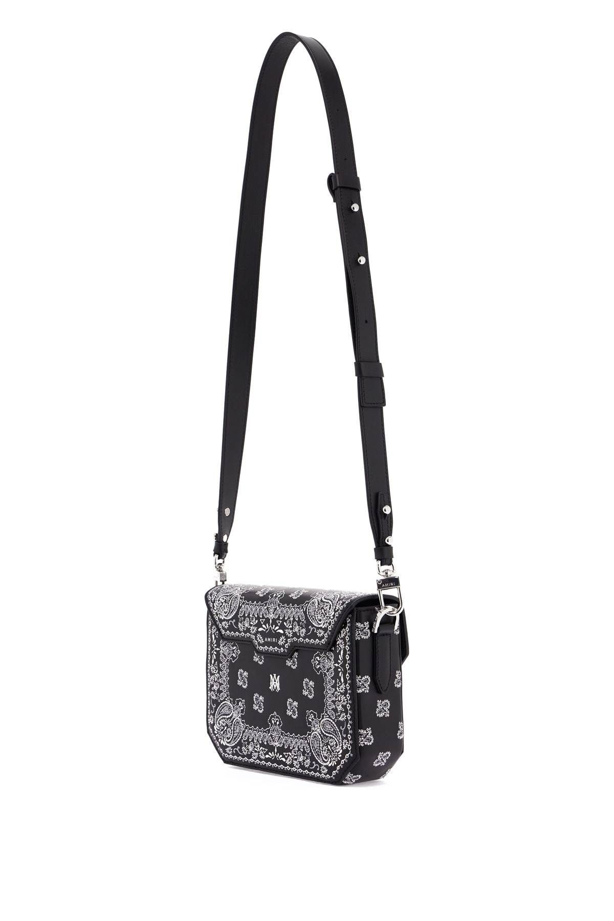 Amiri AMIRI bandana embroidered crossbody bag with shoulder